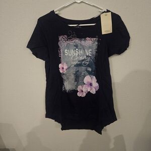 Anniel Black Sunshine Graphic Tee